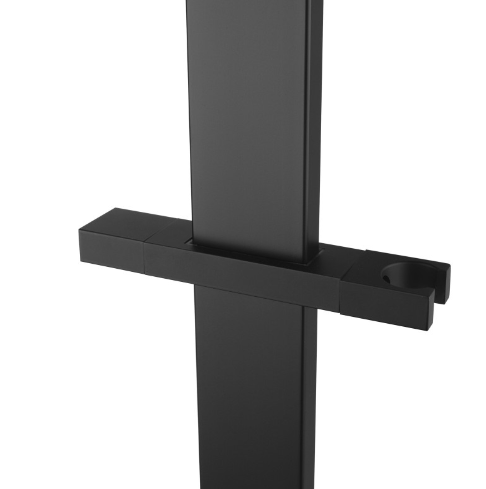 AQU Shower Rail Without Handheld Shower - Black