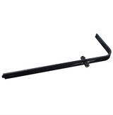 AQU Square Shower Station Without Shower Head And Handheld Shower - Black