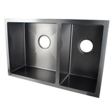 AQU Dark Grey Kitchen Sink (710x450x205)