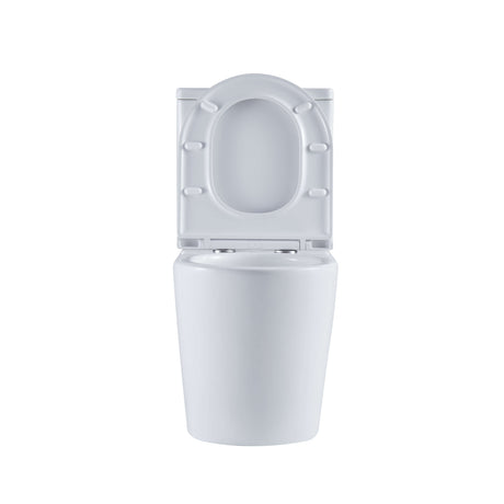 OXFORD Back-to-Wall Toilet Suite (Gloss White)