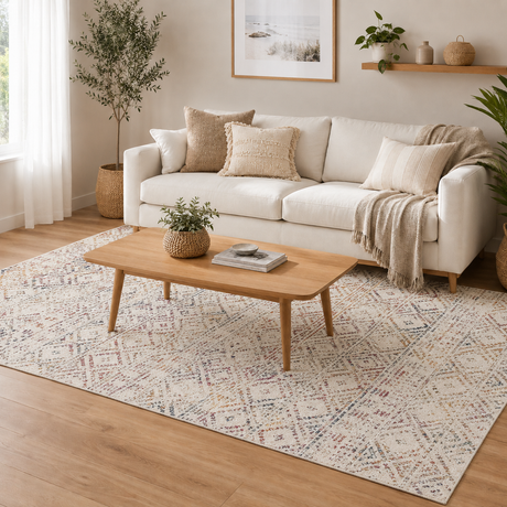 Oasis Ismail Multi Grey Rustic Rug