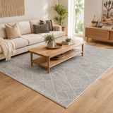 Oasis Kenza Contemporary Silver Rug
