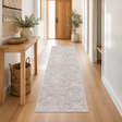 Oasis Kenza Contemporary Silver Runner Rug
