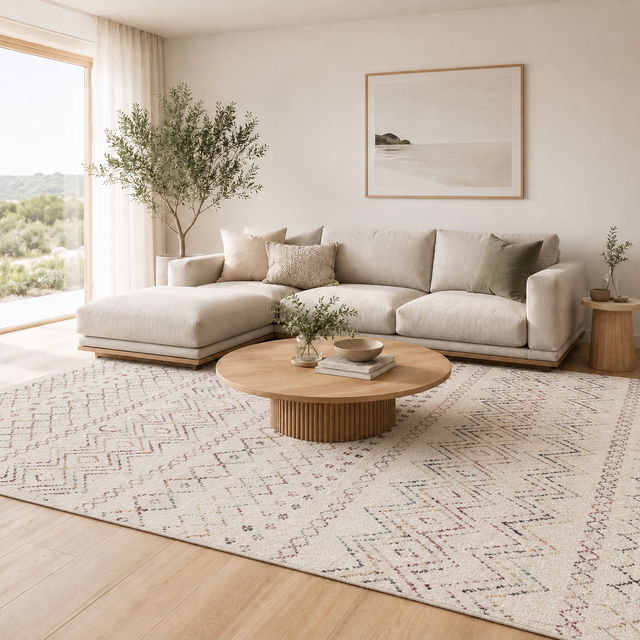 Oasis Nadia Multi Rustic Tribal Rug