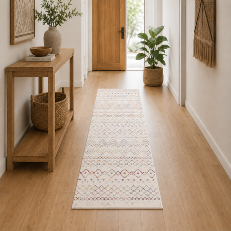 Oasis Nadia Multi Rustic Tribal Runner Rug
