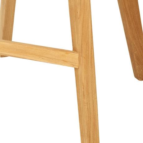 Oceana Counter Teak Stool 0.56m