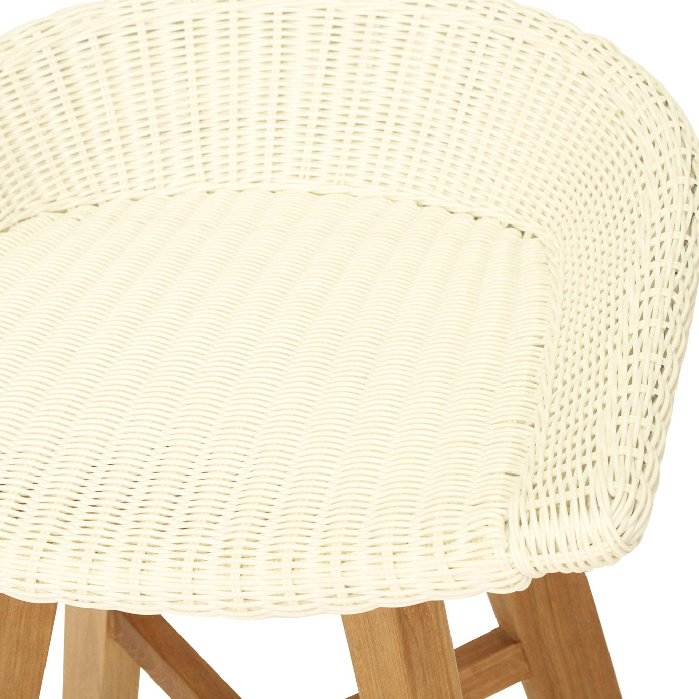 Oceana Counter Teak Stool 0.56m