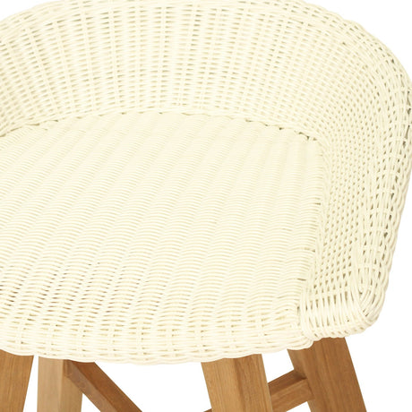 Oceana Counter Teak Stool 0.56m