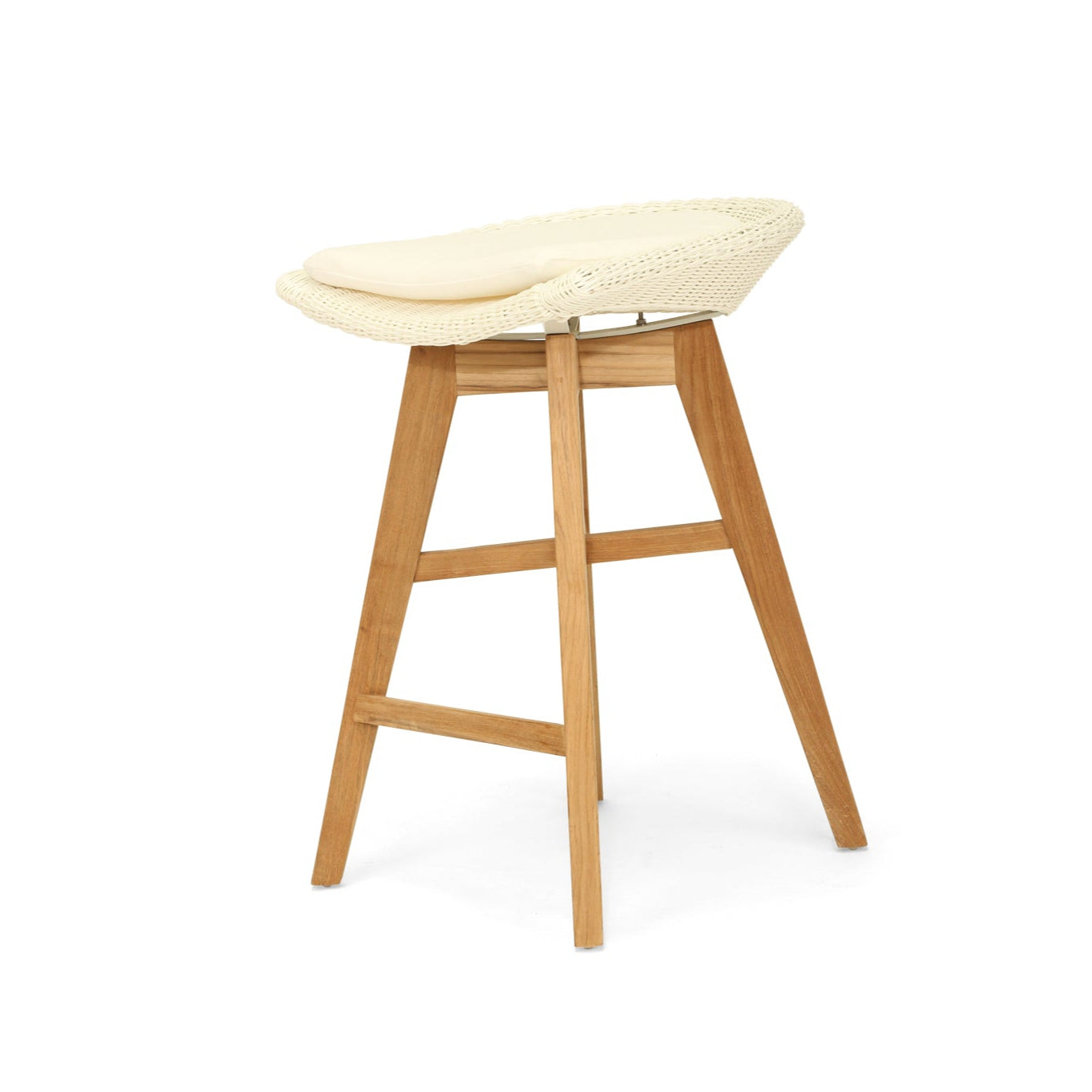 Oceana Counter Teak Stool 0.56m
