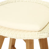 Oceana Outdoor Backless Counter Stool 0.56m – White