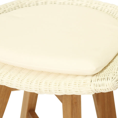 Oceana Outdoor Backless Counter Stool 0.56m – White