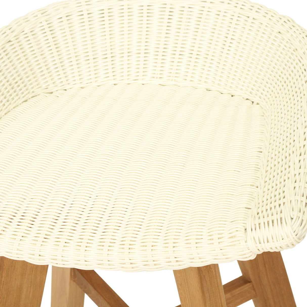 Oceana Outdoor Backless Counter Stool 0.56m – White