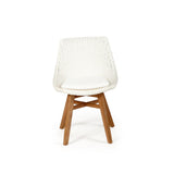 Oceana Outdoor Teak Dining Chair  – White