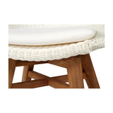 Oceana Outdoor Teak Dining Chair  – White
