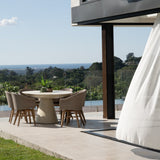 Oceanic Outdoor Teak Armchair – Mushroom
