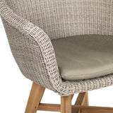 Oceanic Outdoor Teak Armchair – Mushroom