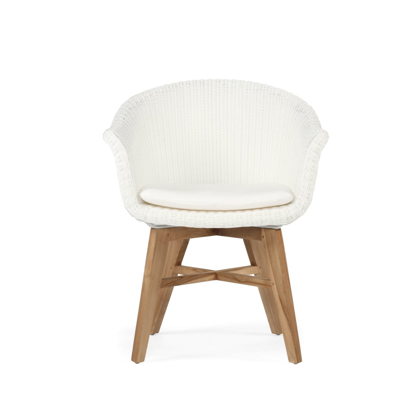 Oceanic Outdoor Teak Armchair – White