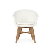 Oceanic Outdoor Teak Armchair – White
