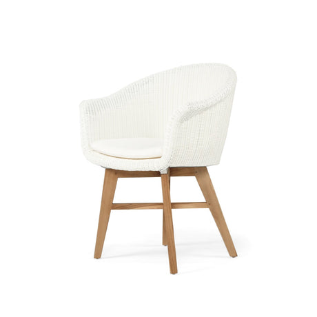 Oceanic Outdoor Teak Armchair – White
