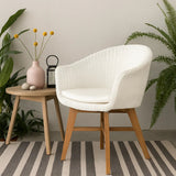 Oceanic Outdoor Teak Armchair – White