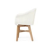 Oceanic Outdoor Teak Armchair – White