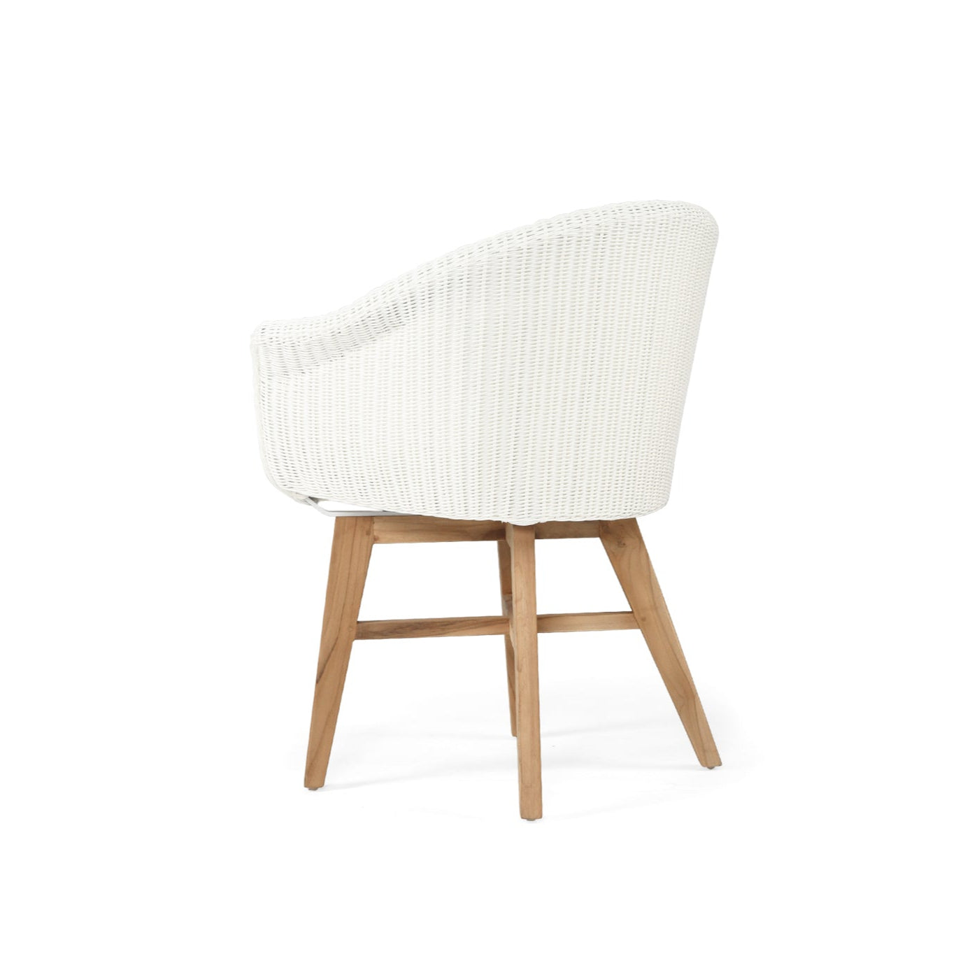 Oceanic Outdoor Teak Armchair – White