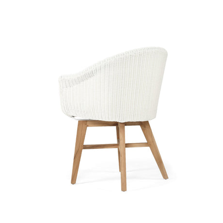 Oceanic Outdoor Teak Armchair – White