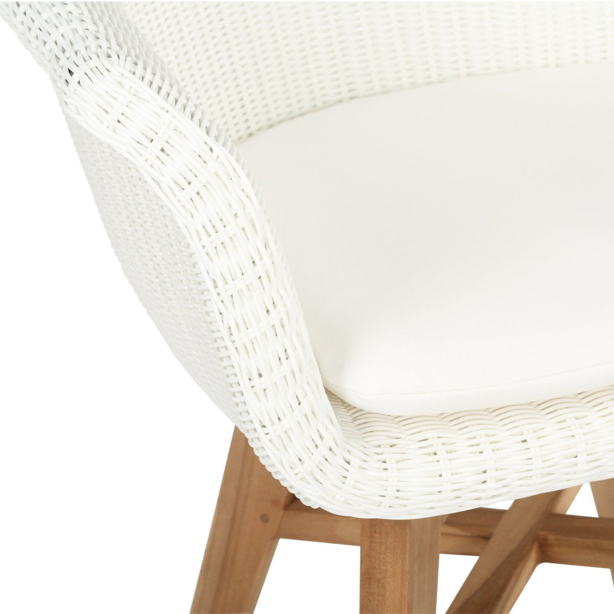 Oceanic Outdoor Teak Armchair – White