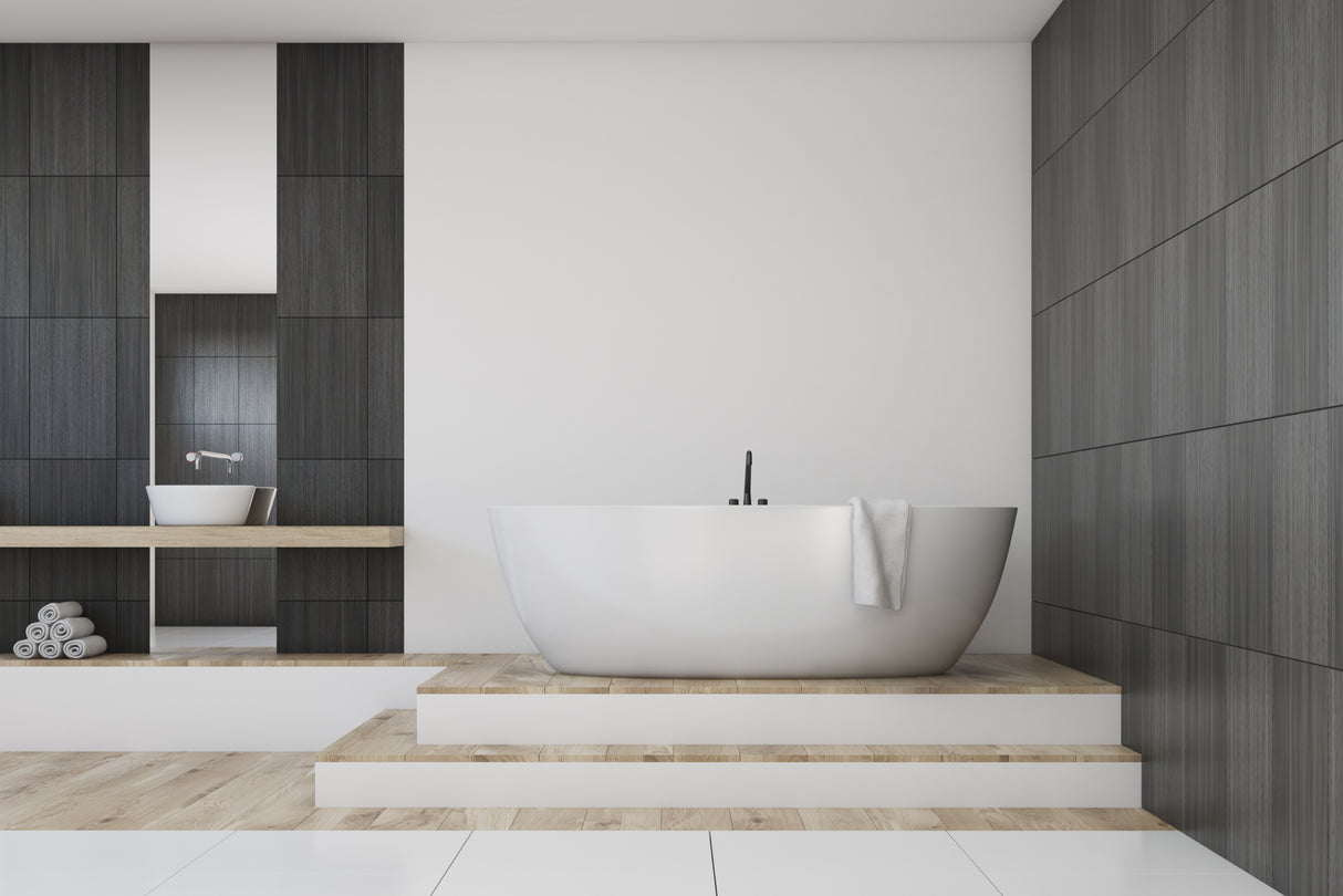 Olivia Freestanding Bathtub with Overflow/Non-Overflow (Gloss white) (1300/1400/1500/1700mm)
