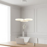 Olympus 3Lt Led Pendant White