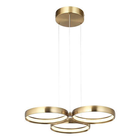 Olympus 3 Light Dimmable LED Pendant Gold / Tri-Colour