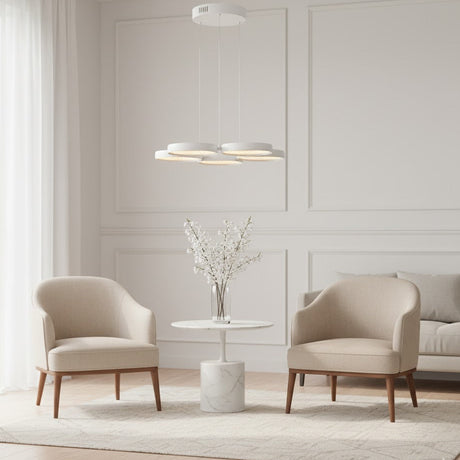 Olympus 5Lt Led Pendant White