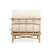Opal American Oak Armchair - Linen Cushions