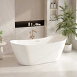 Opal White Freestanding Bathtub