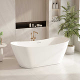 Opal White Freestanding Bathtub