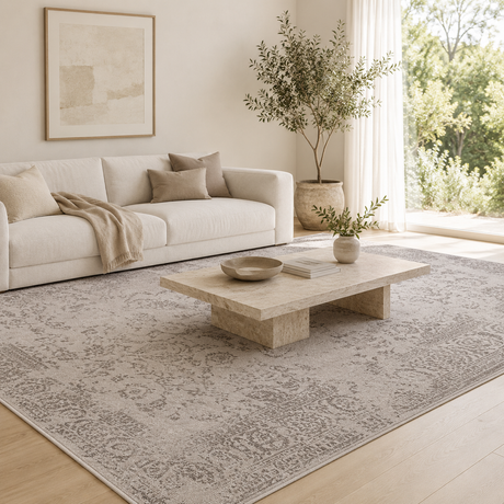 Opulence Lucy Silver Rug