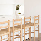 Oriana American Oak Counter Stool