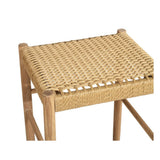 Oriana Backless American Oak Counter Stool