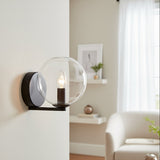 Orpheus 1Lt Wall Light Black