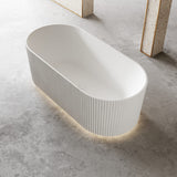 Oslo Free-Standing Bathtub with Non-Overflow (Gloss White) (1500/1700mm)