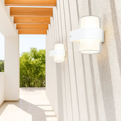 Otara Exterior Wall Light White IP65