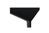 Orion Dining Table – 1.6m – Black - Clearance