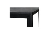 Orion Dining Table – 1.6m – Black - Clearance