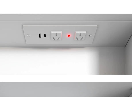 Otti LED Shaving cabinet internal electric outlet