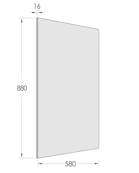 Otti Laundry End Panel (880x580x16)
