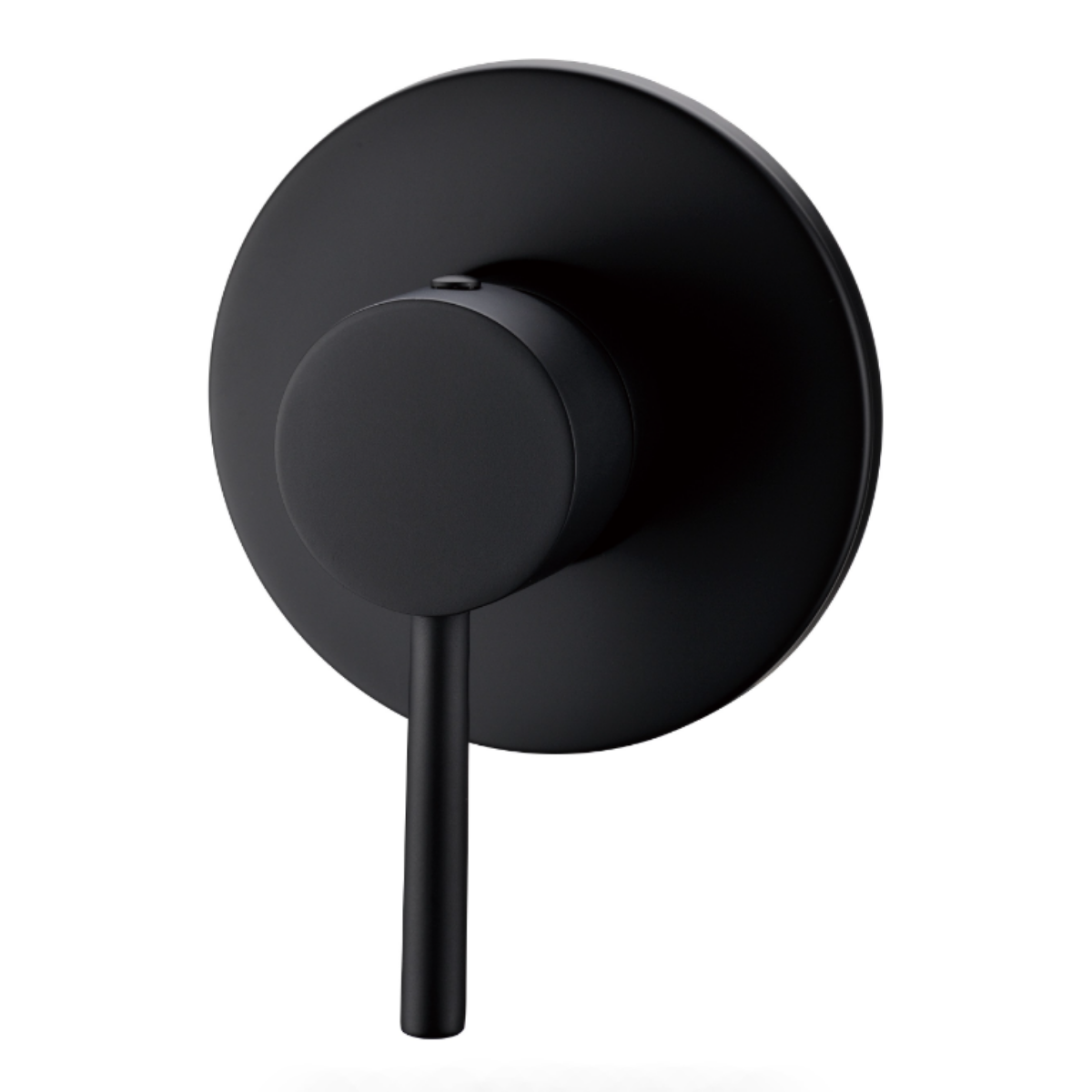 Otus Pin Handle Round Wall Mixer Matte Black