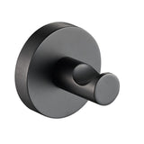 Otus Round Robe Hook - Brushed Gun Metal