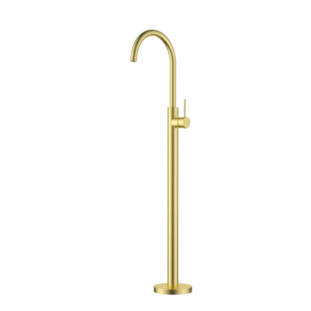 Otus Slimline Free Standing Bath Mixer Brushed  Gold