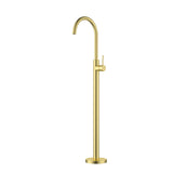 Otus Slimline Free Standing Bath Mixer Brushed  Gold