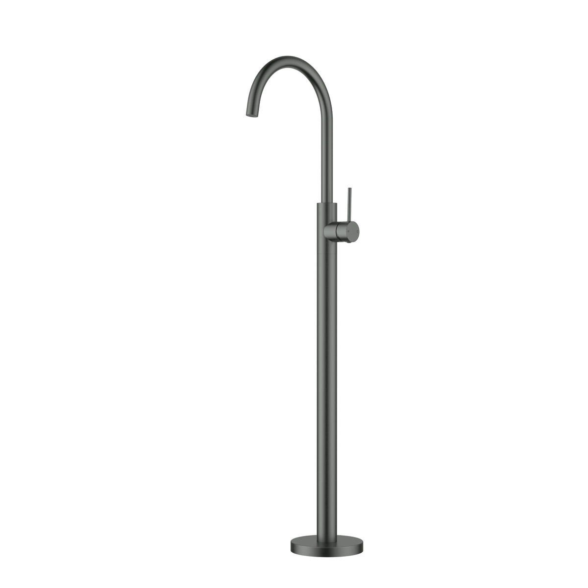 Otus Slimline Free Standing Bath Mixer Gun Metal
